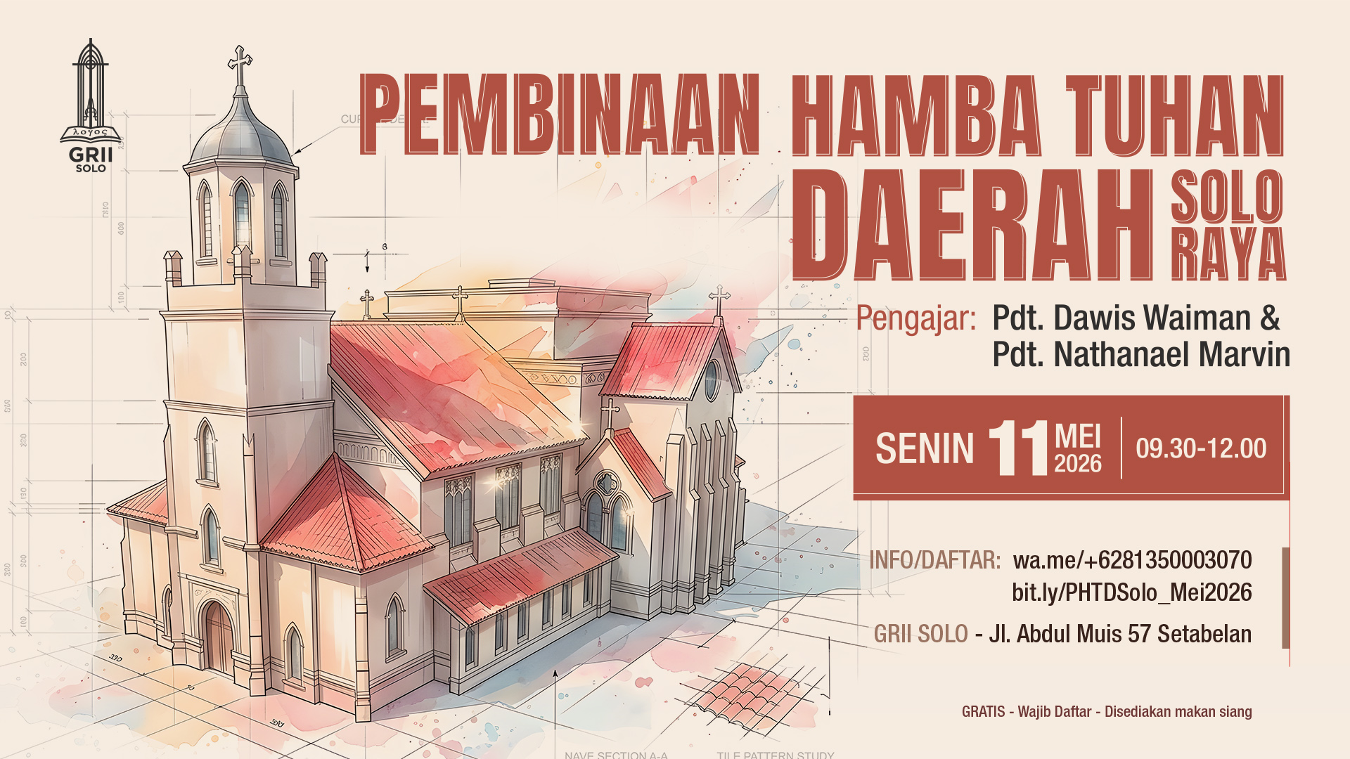Pembinaan Hamba Tuhan Daerah (PHTD) Solo Raya